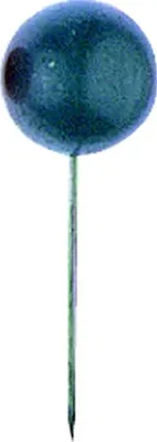 Produktbild von Landkartennadeln, Grau, Ø 8 x 16 mm, Dose à 20 Stück