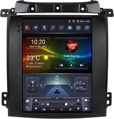 Immagine prodotto di Autoradio con Bluetooth e CarPlay per Kia Sorento BL (2002-2006) - Compatibile con Apple e Android - Impianto stereo - Sistema di navigazione - 4 GB di RAM, 32 GB di memoria interna