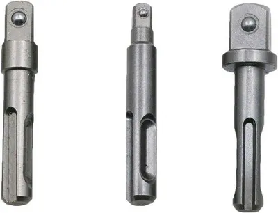 Image de Adaptateur carré en acier pour tournevis avec rallonge pour embout SDS Plus