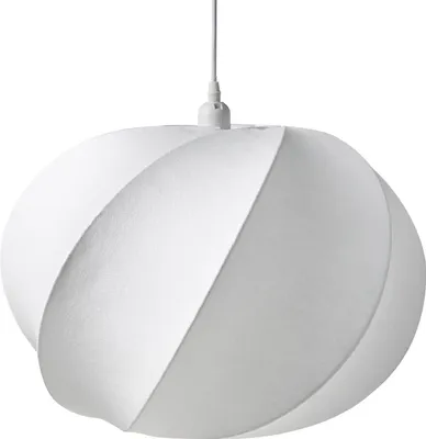 Image de BELIANI Suspension Blanc Plafond Soie Artificielle Style Moderne Salon Salle à manger Chambre à coucher