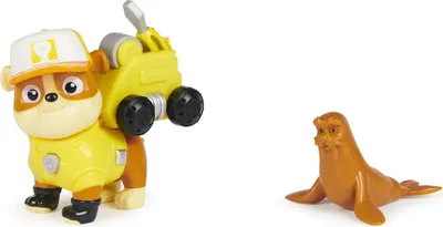 Image de Spin Master, Paw Patrol Le héros du grand camion Rubble, jaune