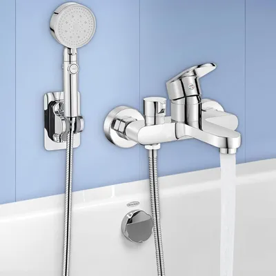Immagine prodotto di Solidchoice - Rubinetto per doccia con 5 funzioni e doccetta, finitura cromata