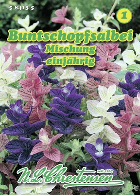 Produktbild von Buntschopfsalbei Mischung | Salbeisamen von N.L. Chrestensen