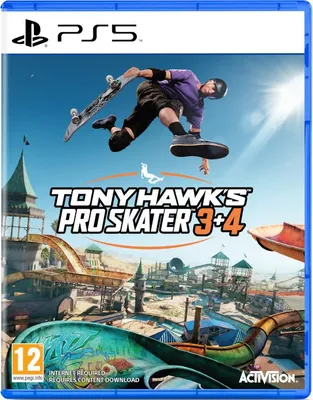 Zdjęcie produktu dla Activision Tony Hawk's Pro Skater 3 + 4 PS5, PlayStation 5, Tryb multiplayer, Powyżej 13 lat