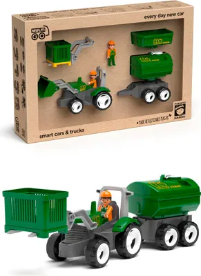 Obrázok produktu pre ECO MultiGO Farm set - Farmári s traktorom