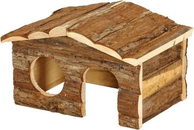 Obrázek produktu pro Dřevěná boudička pro morčata – rozměry přibližně 26 x 195 x 16 cm