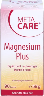 Obrázok produktu pre META CARE Magnézium Plus Kapsule na podporu svalov, 90 kapsúl