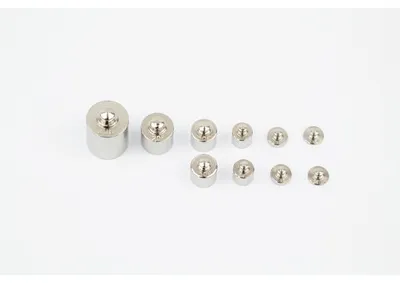 Produktbild von EDUPLAY 120147 Metallgewichte, silber, 10-teilig (1 Set)
