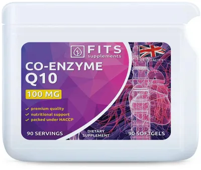 Obrázok produktu pre Koenzým Q10, 100 mg, 90 mäkkých kapsúl
