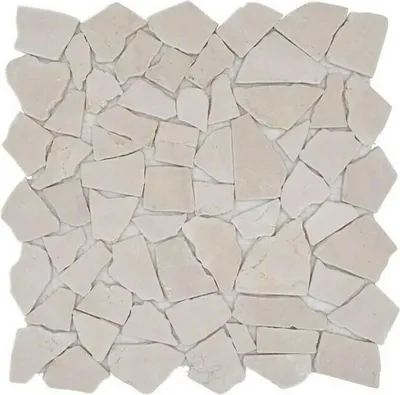 Produktbild von Mosani MOS44-0104_f, Mosaik, Marmor, Weiß, Drinnen, Rechteck, 305 mm