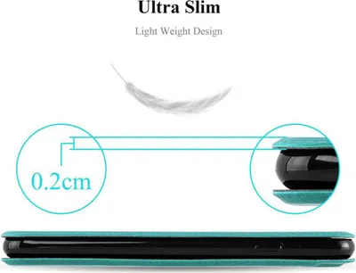 Produktbild von Cadorabo Schutzhülle für Motorola MOTO G5 PLUS Hülle in Türkis Handyhülle Book Case Cover Etui