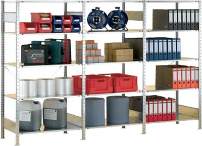 Produktbild von SCHULTE Schwerlastregal 12730-130 silber 130,0 x 30,0 x 200,0 cm