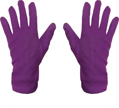 Produktbild von Oblique Unique Handschuhe Herren und Damen Handschuh lila für Fasching Karneval Motto Party Kostüm Accessoire für Halloween