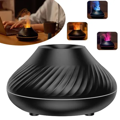 Produktbild von Flammen Aroma Diffuser, Ätherische Öle Diffuser, Luftbefeuchter Humidifier für Zuhause Büro, Raumduft oder Yoga