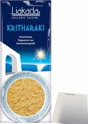 Produktbild von Liakada Kritharaki Nudeln ähnlich wie Reis (500g Beutel) + usy Block