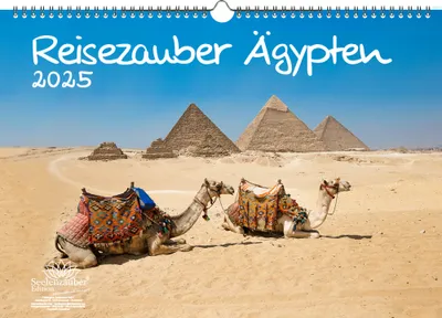Produktbild von Reisezauber Ägypten DIN A3 Kalender für 2025 Ägypten Landschaft Reise Tiere Urlaub - Seelenzauber