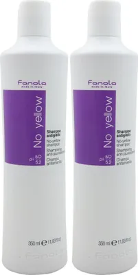 Immagine prodotto di Fanola No Yellow 2 x 350 ml Shampoo per capelli biondi Silver Shampoo Set