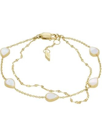 Produktbild von FOSSIL Armband Teardrop Bracelet Gold goldfarben