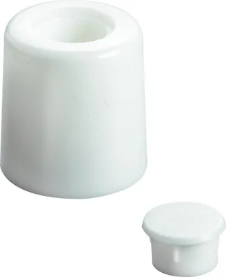 Produktbild von Hettich Türstopper 63,0 x 35,0 mm weiß - 2 Stück