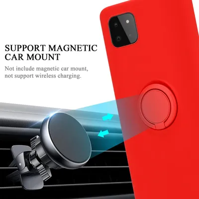 Image de Cadorabo Housse pour Samsung Galaxy A22 5G Housse de protection en rouge Housse de téléphone portable TPU Etui Case Cover