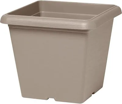 Image de Pot à plantes Garden ID Taupe Squared 40 x 35 cm