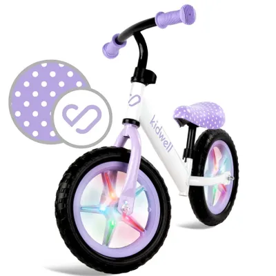 Produktbild von COIL Fahrrad-Laufrad, Lauflernrad, Kinderlaufrad, Fahrer, Balance Bike, LED-Felge, EVA-Reifen, Gewicht: 2,8 kg, Maximalgewicht 30 kg, Weiß