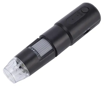 Obrázok produktu pre Digitálny mikroskop s 50- až 1000-násobným zväčšením, Wi-Fi, otočný o 360°, s nastaviteľnou výškou a HD objektívom, vybavený 8 LED svetlami, určený na skúmanie dosiek s plošnými spojmi a starožitností