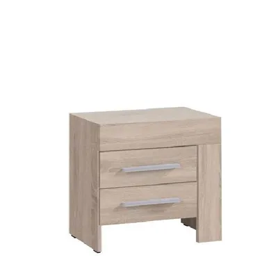 Image de Table de chevet TAKA – chêne sonoma, finition droite