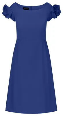 Obrázek produktu pro APART Fashion: Dámské koktejlové šaty, elegantní krátkorukávové šaty střihu A, barva: růžová