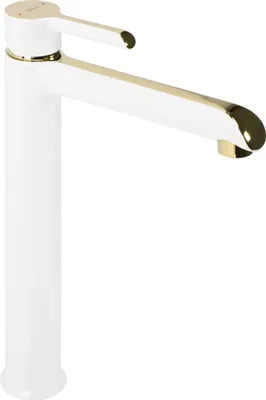 Produktbild von Rea Waschbeckenarmatur Melia High White/Gold