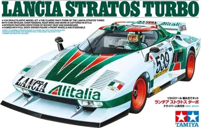 Produktbild von Modellbausatz 1:24 Lancia Stratos Turbo mit Fahrerfigur