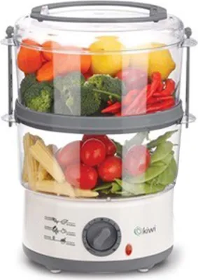 Produktbild von Kiwi 953KFS2903 Elektrischer Dampfgarer, 500 W, 5 Liter, mehrfarbig
