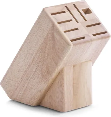 Obrázok produktu pre Blok na nože Zeller, gumový strom 12,5x22x25