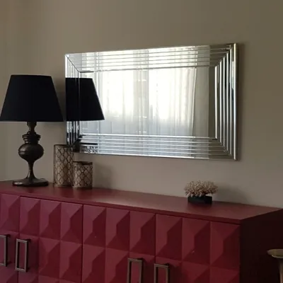 Produktbild von Skye Decor, A305Y, Wandspiegel, Silber, MDF, 130 x 65 cm