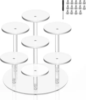 Produktbild von Famanu Acryl Riser Display mit 7 Stufen - Transparent