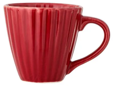 Produktbild von Bloomingville Becher LATINA Rot mit Henkel Tasse Keramik 220 ml