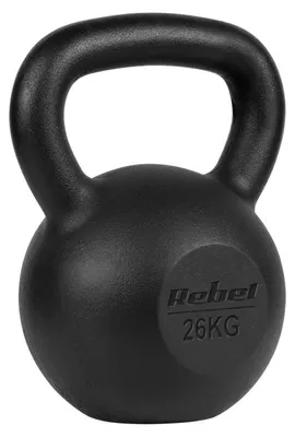 Immagine prodotto di Manubrio kettlebell da 26 kg – peso per il fitness in ghisa con manico ergonomico