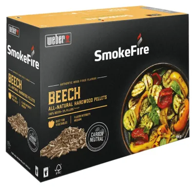 Image de Granulés de bois dur 100 % naturels à base de hêtre Weber – 8 kg