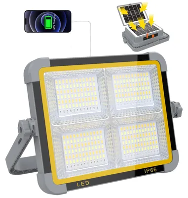 LED-Arbeitsleuchte 150 W, 336 LEDs, 9000 mAh, IP66, wiederaufladbar