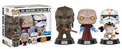 Produktbild von Funko POP! Star Wars - Tarfful, Unhooded Emperor, Utapau Clone Trooper #11825
