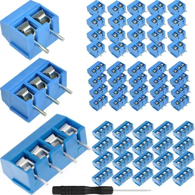 Schraubklemmenblock-Set, 5 mm, 2-4 polig, 60 Stück, für Arduino
