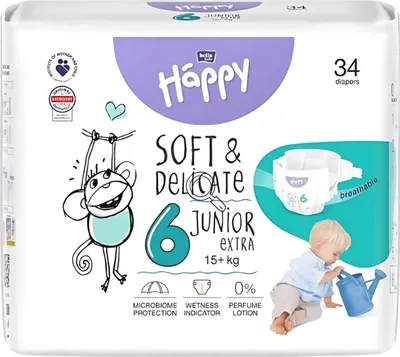 Zdjęcie produktu dla BELLA HAP Pieluszki S&D 6 15+kg A34