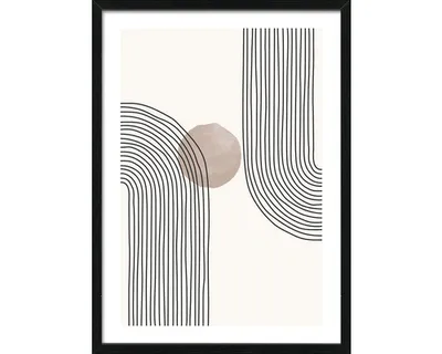 Produktbild von Gerahmtes Bild Shapes Of the Earth I 53x73 cm