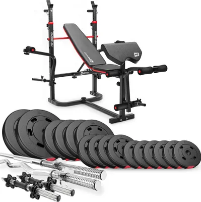 Obrázok produktu pre Hop-sport Sada činiek 75kg s lavicou HS-1065