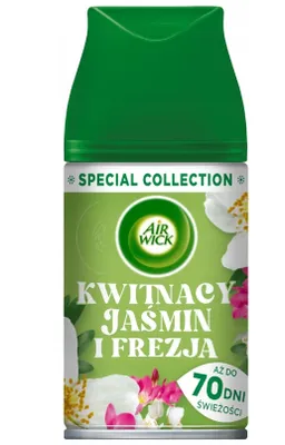 Zdjęcie produktu dla Air Wick Freshmatic, Wkład do odświeżacza Kwitnący Jaśmin i Frezja, 250 ml