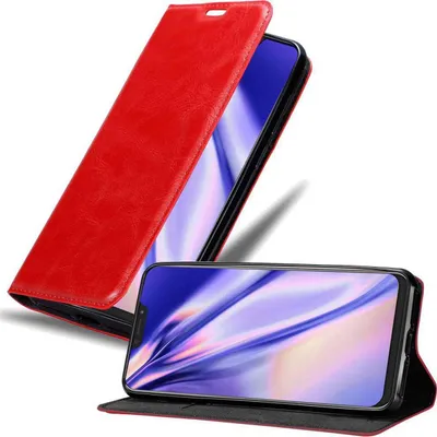 Obrázok produktu pre Cadorabo puzdro pre Asus ZenFone 5Z Protective Case in Red Puzdro na mobilný telefón s magnetickým zatváraním