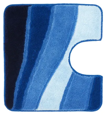 Produktbild von Kleine Wolke WC-Vorleger OCEAN Royalblau 55 x 50 cm mit Ausschnitt