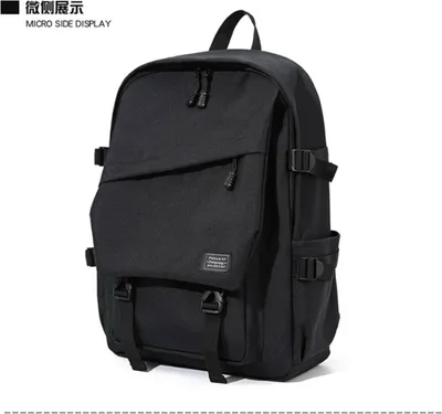 Obrázok produktu pre Batoh na nosenie 17 palcov s 3 priehradkami a 2 bočnými vreckami 33x15x48 cm čierny