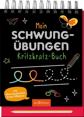 Produktbild von Mein Schwungübungen-Kritzkratz-Buch