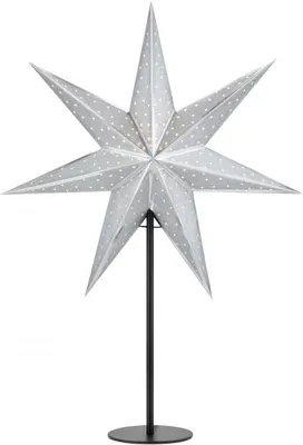 Produktbild von Markslöjd Standstern Glitter silber, H 45 cm x T 16 cm x L 45 cm
